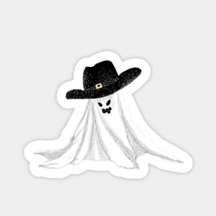 Spooky Cowboy Ghost Sticker